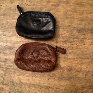 Brighton Lot 2 Brown & Black Coin Pouch